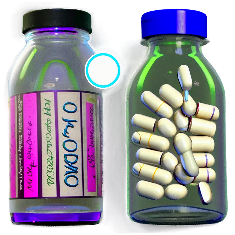 Medical Pill Bottle Png Mhh61