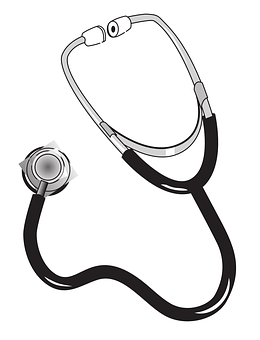 Medical Stethoscope Vector Illustration