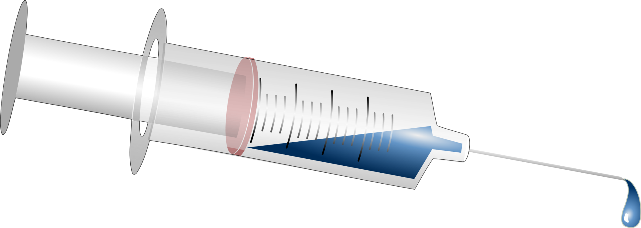 Medical Syringe With Drop