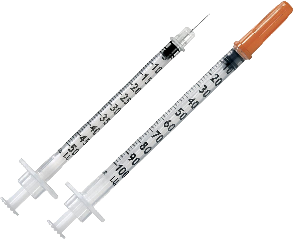 Medical Syringes Transparent Background