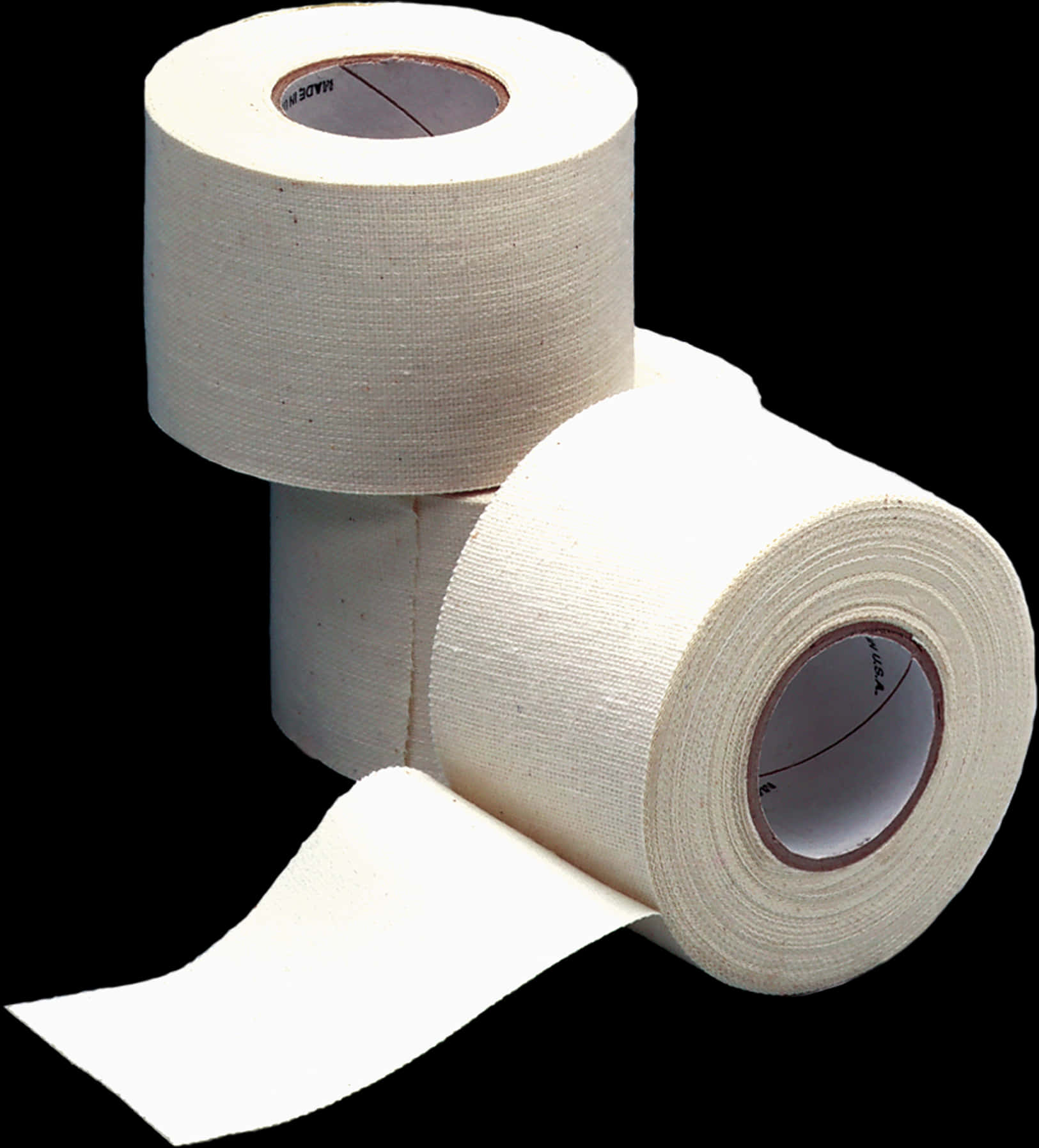 Medical Tape Rolls Isolated
