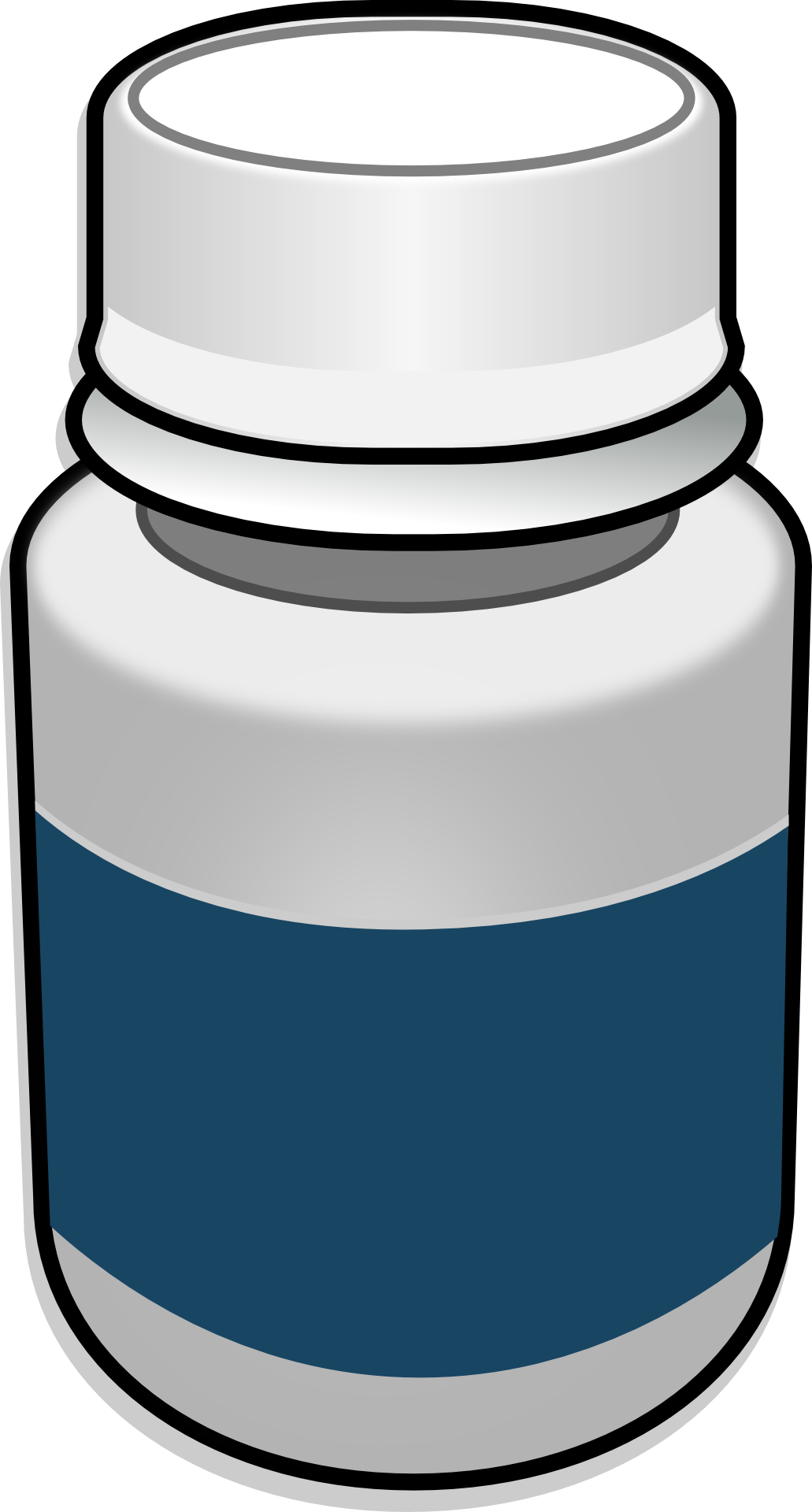 Medicine Bottle Vector Illustration