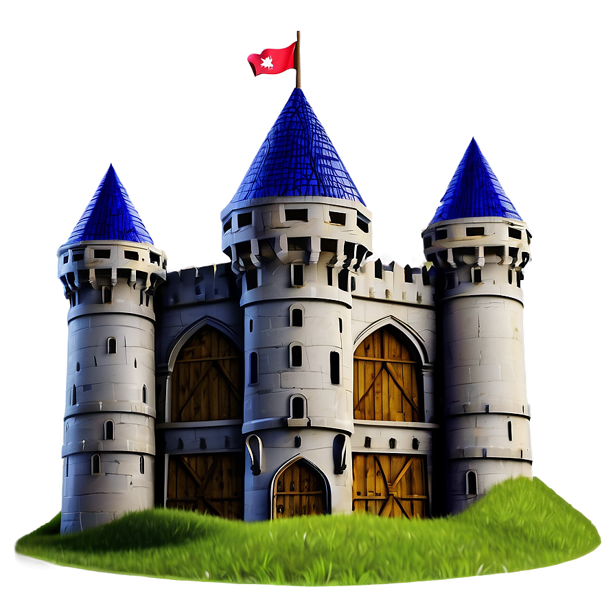 Medieval Castle Illustration Png Oss13