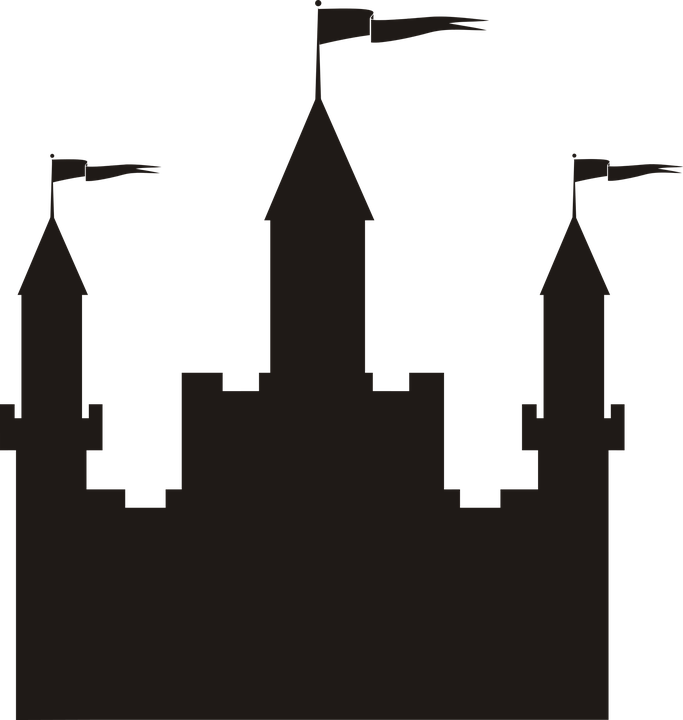 Medieval Castle Silhouette