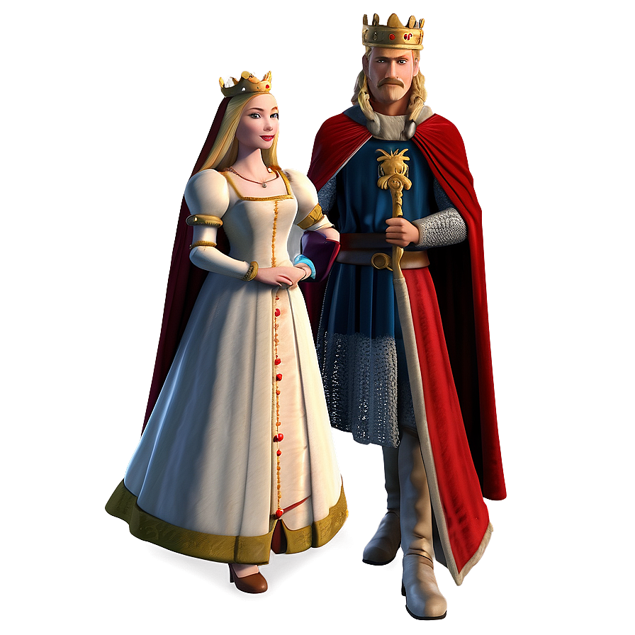 Medieval King And Queen Png Mtw89