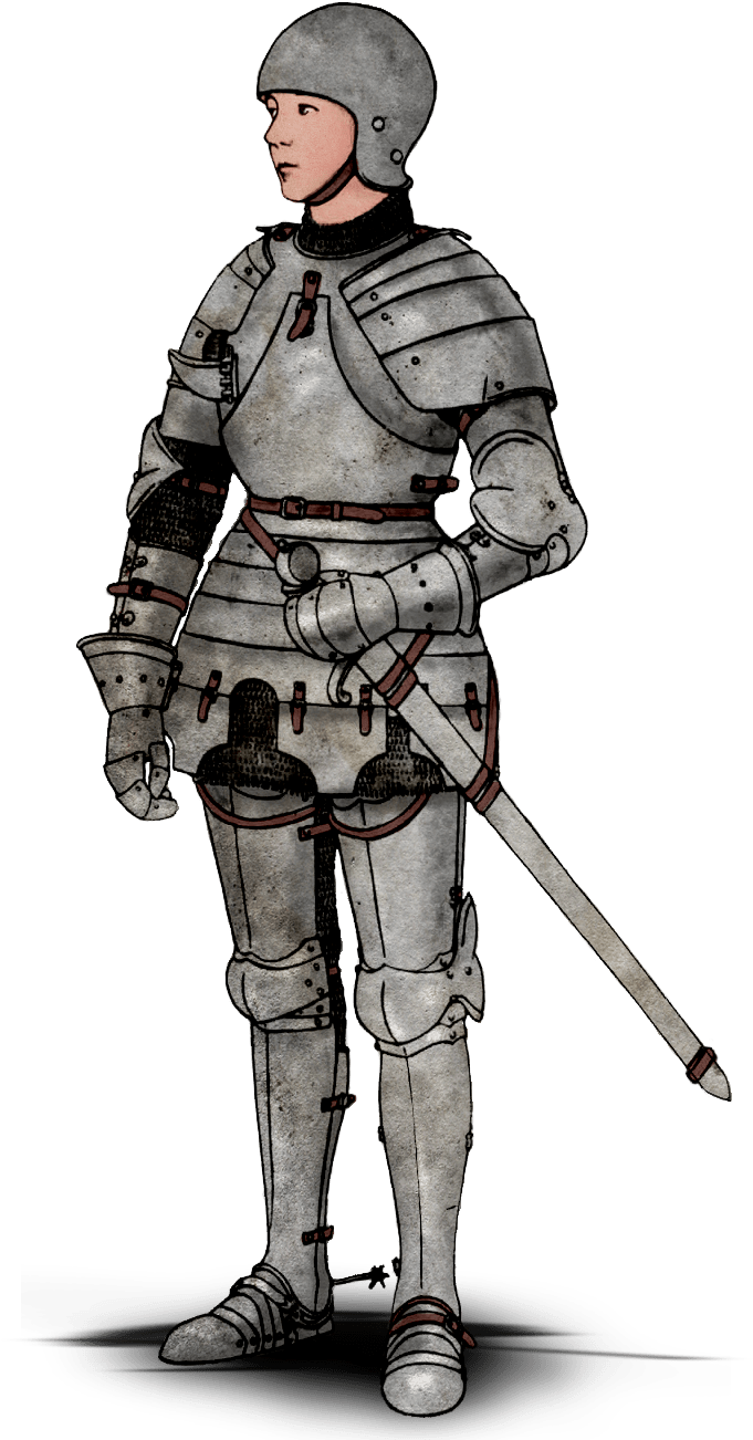 Medieval Knight Full Armor Standing