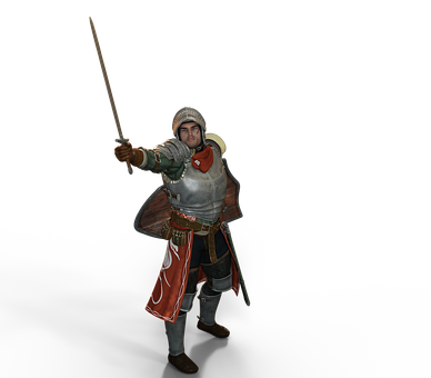 Medieval Knight3 D Model