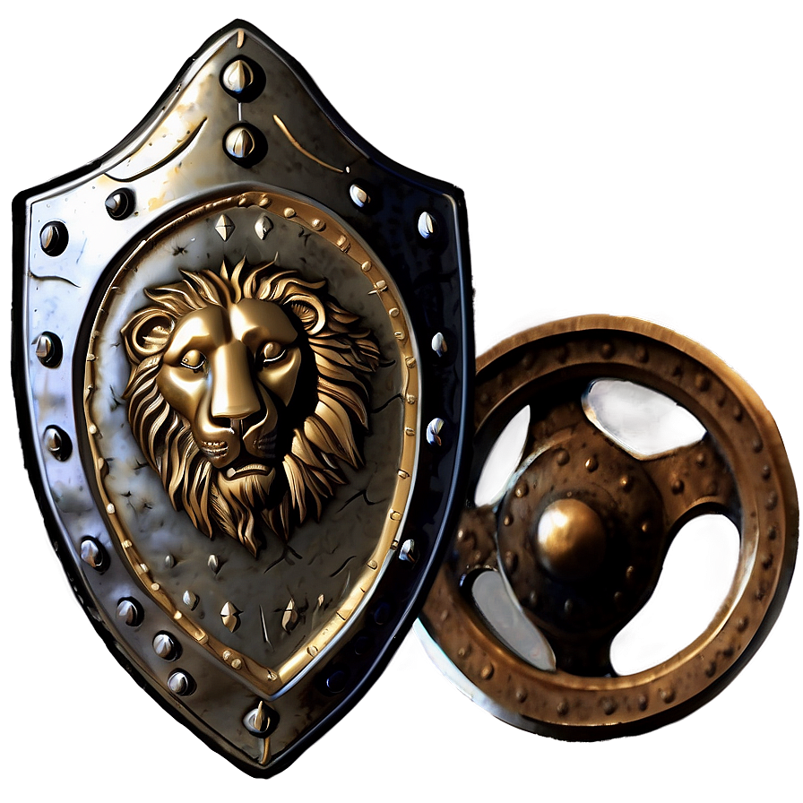 Medieval Lion Shield Png Jjq76