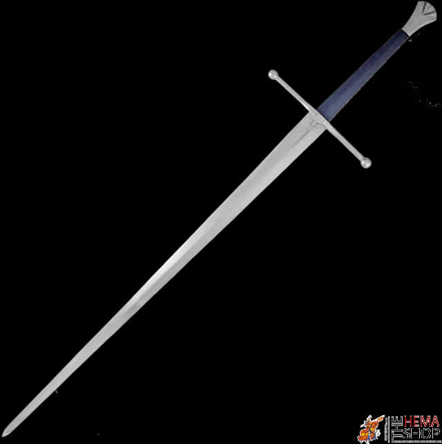 Medieval Longsword Black Background