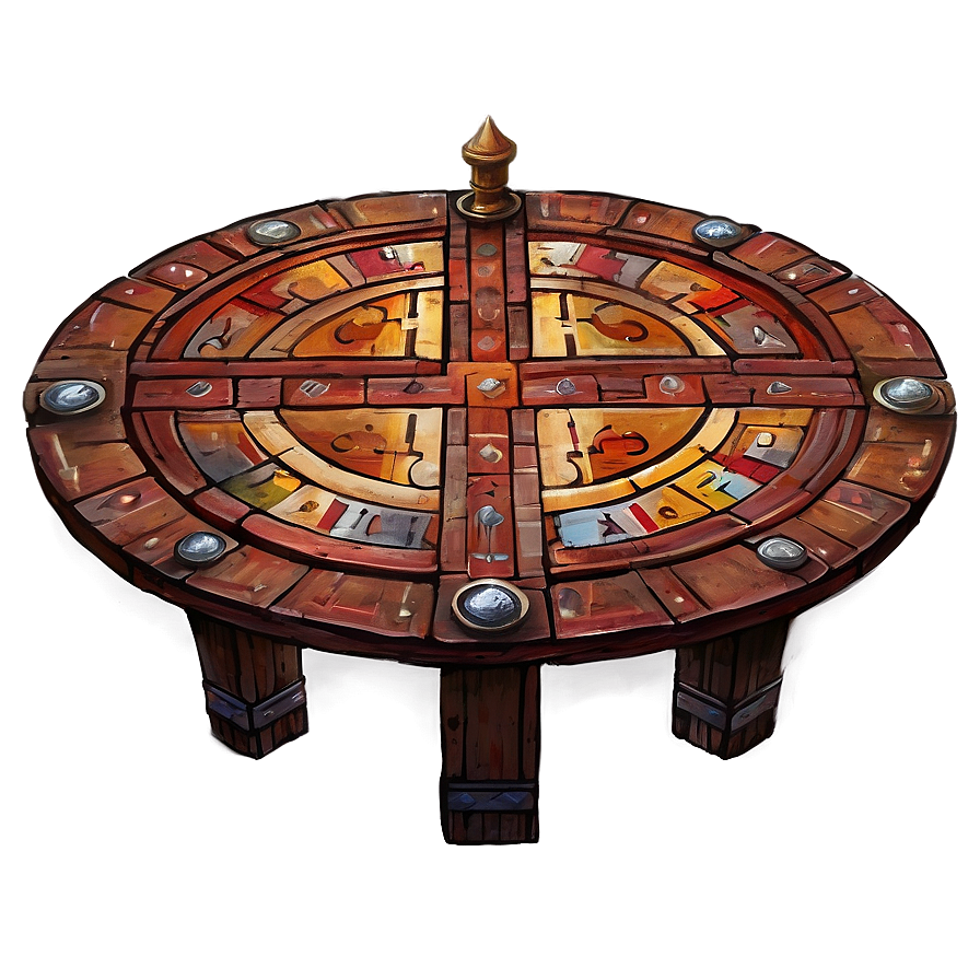 Medieval Round Table Recreation Png 06132024