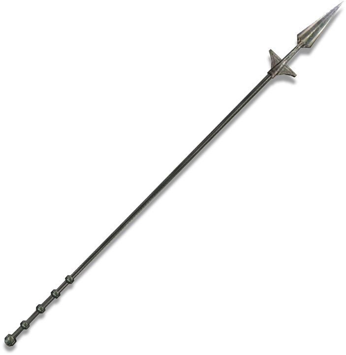 Medieval Spear Isolated