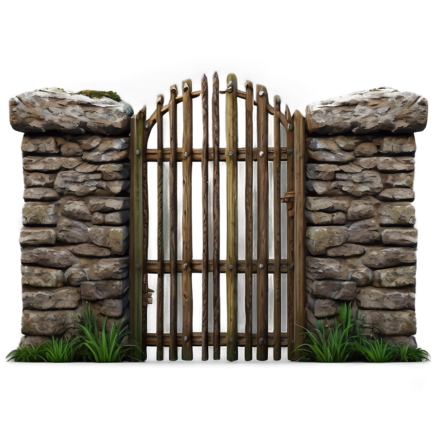 Medieval Stone Fence Png 22