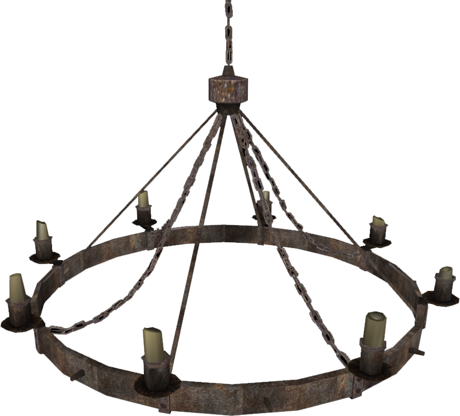 Medieval Style Iron Chandelier