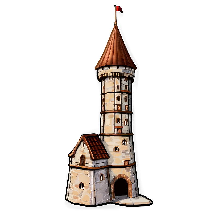 Medieval Tower Building Png Ugq