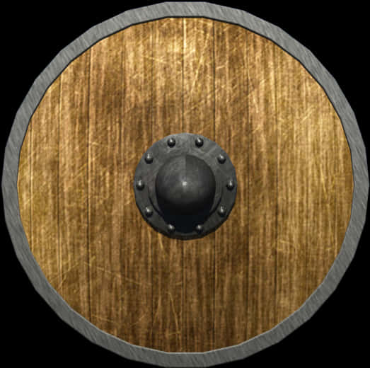 Medieval Wooden Round Shield