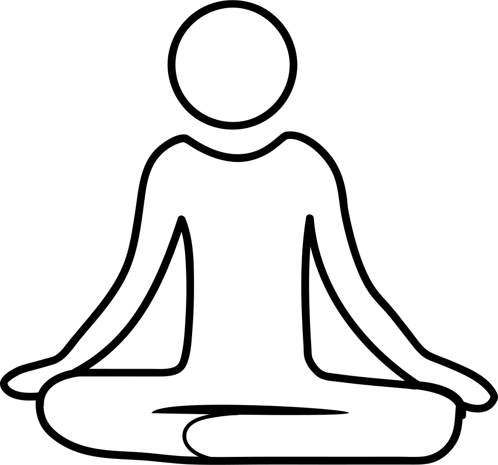 Meditation Pose Outline