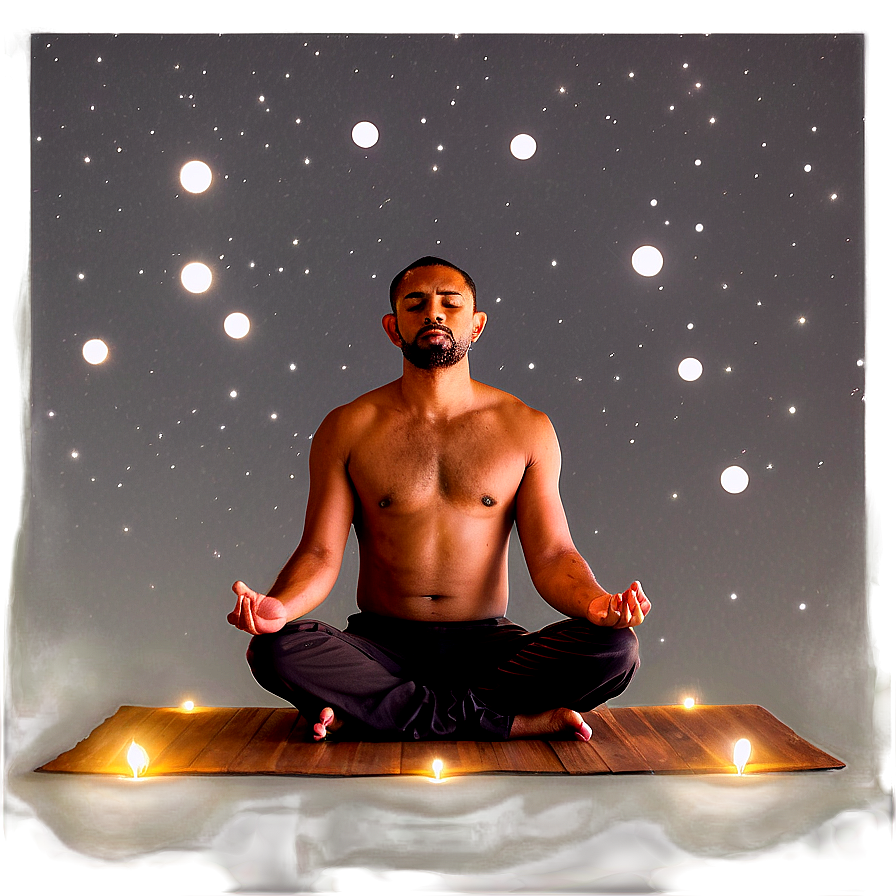 Meditation Under The Stars Png Jdl