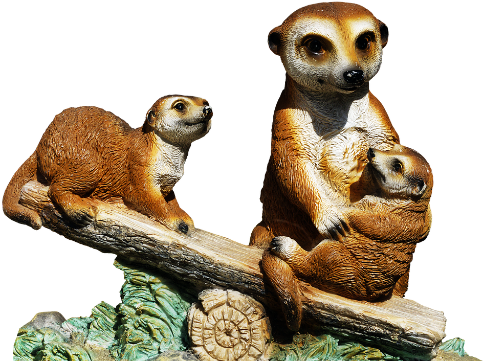 Meerkat Family Sculpture