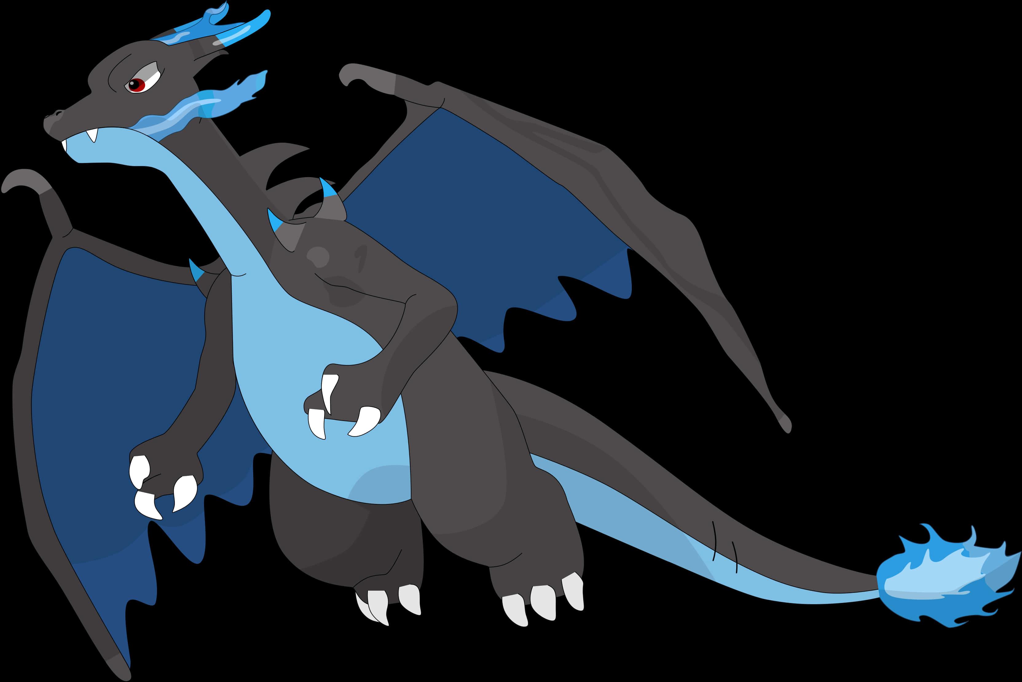 Mega Charizard X Fan Art