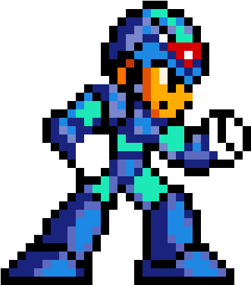 Mega Man Classic Pose Sprite