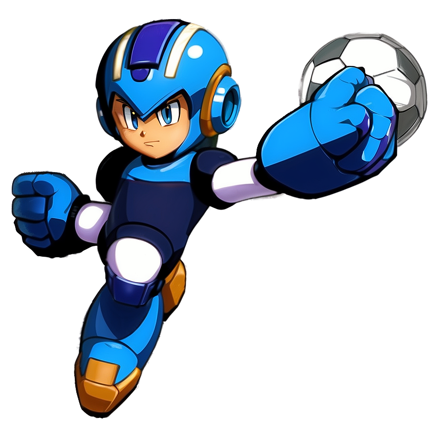 Mega Man Soccer Png 06242024