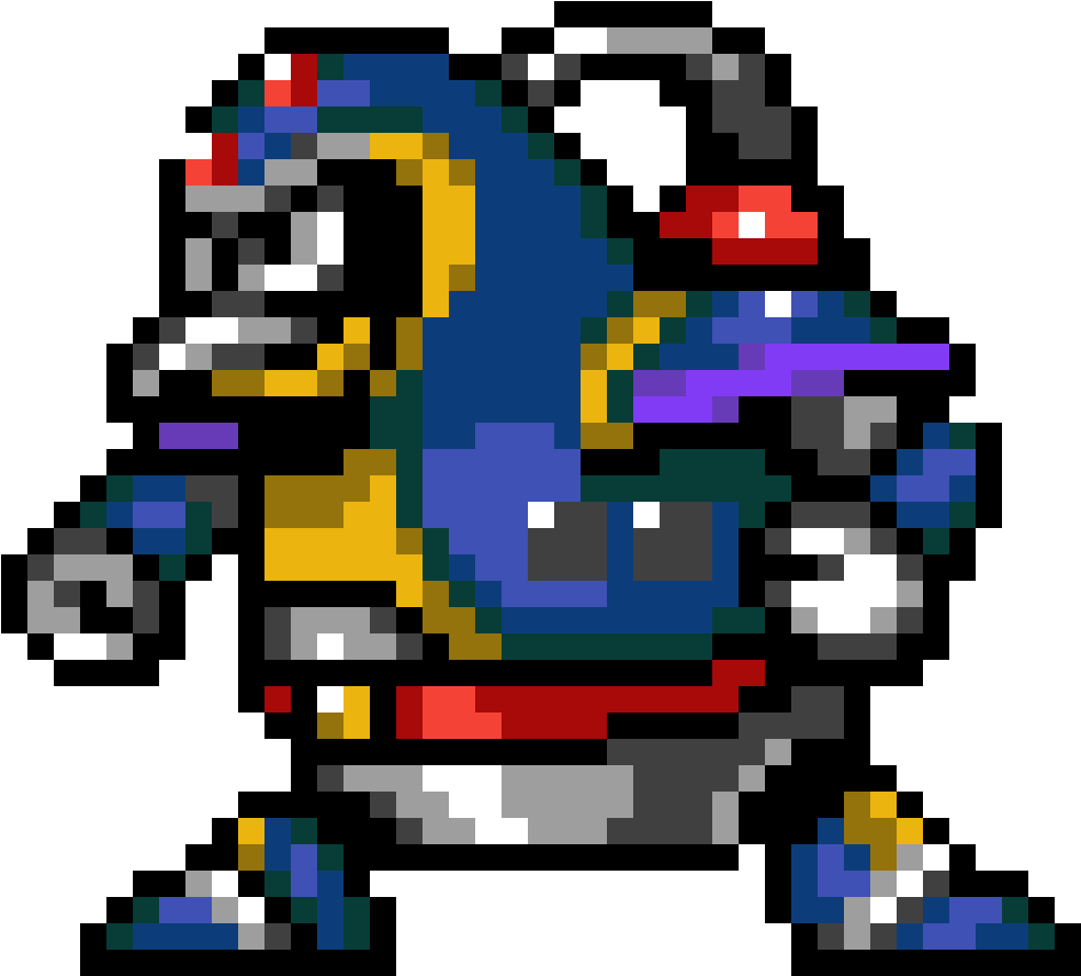 Mega Man Sprite Air Man Boss