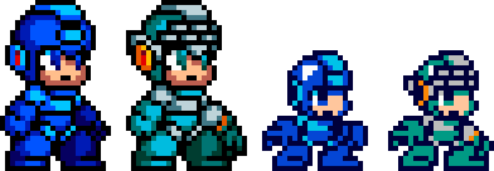 Mega Man Sprite Comparison