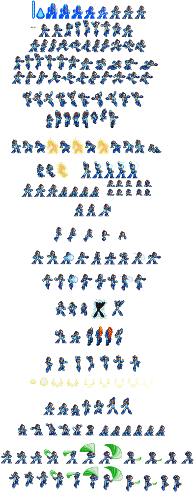 Mega Man Sprite Sheet