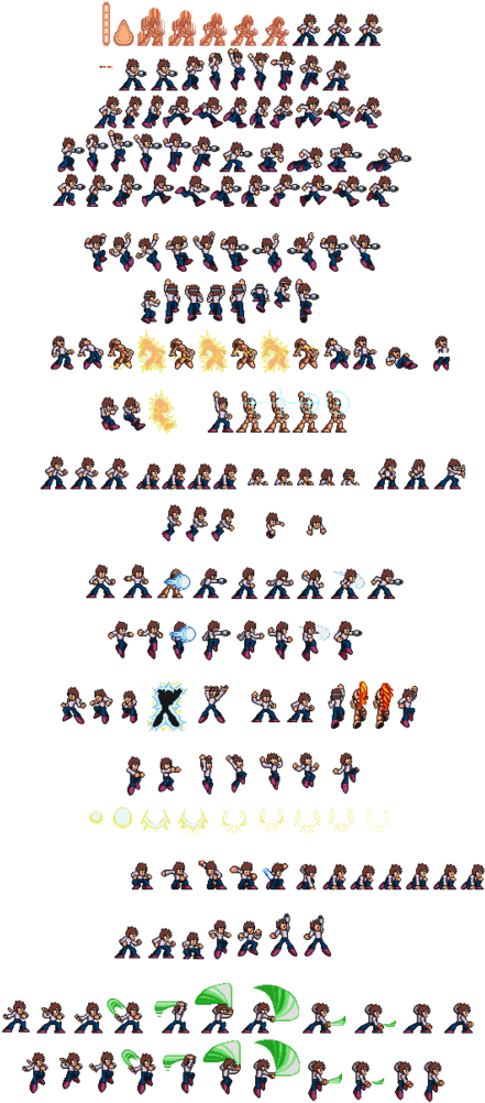 Mega Man Sprite Sheet Compilation