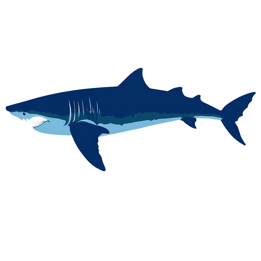 Megalodon Swimming Silhouette Png 47