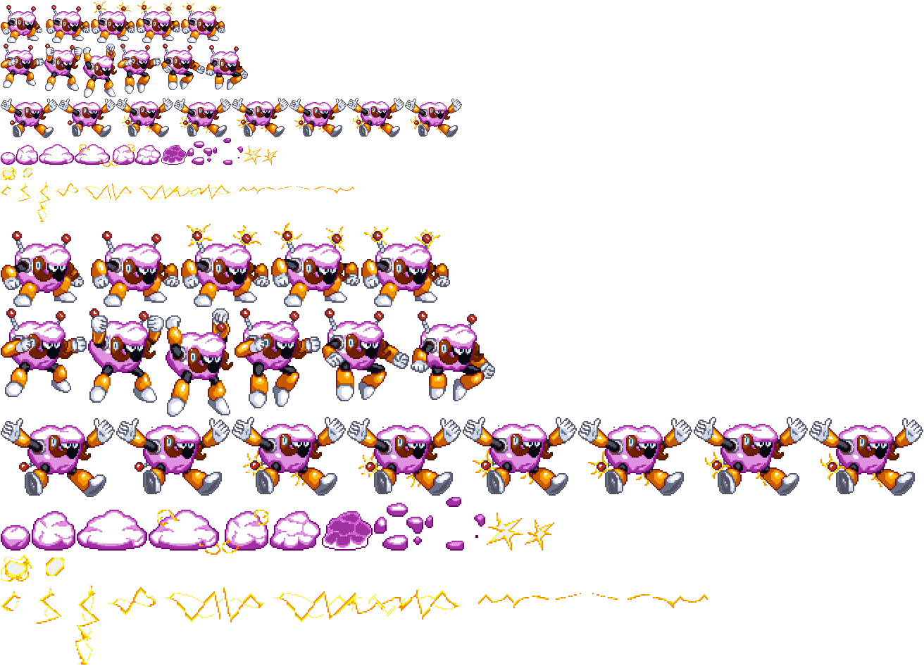 Megaman Animated Sprite Sheet