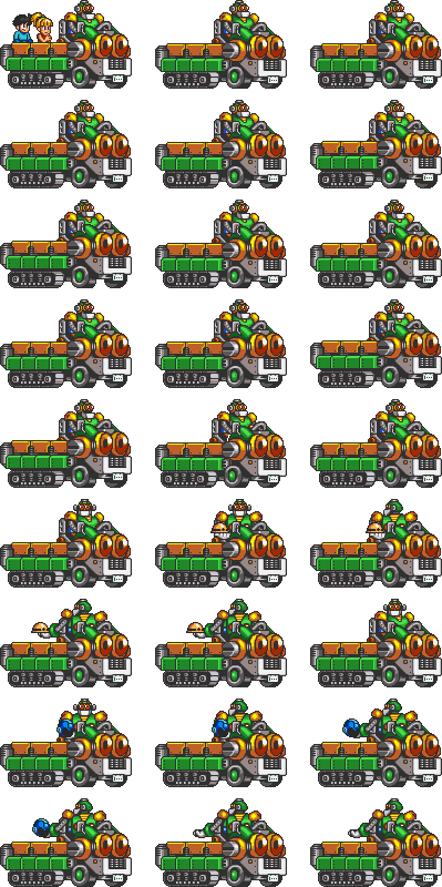 Megaman Sprite Animation Sheet