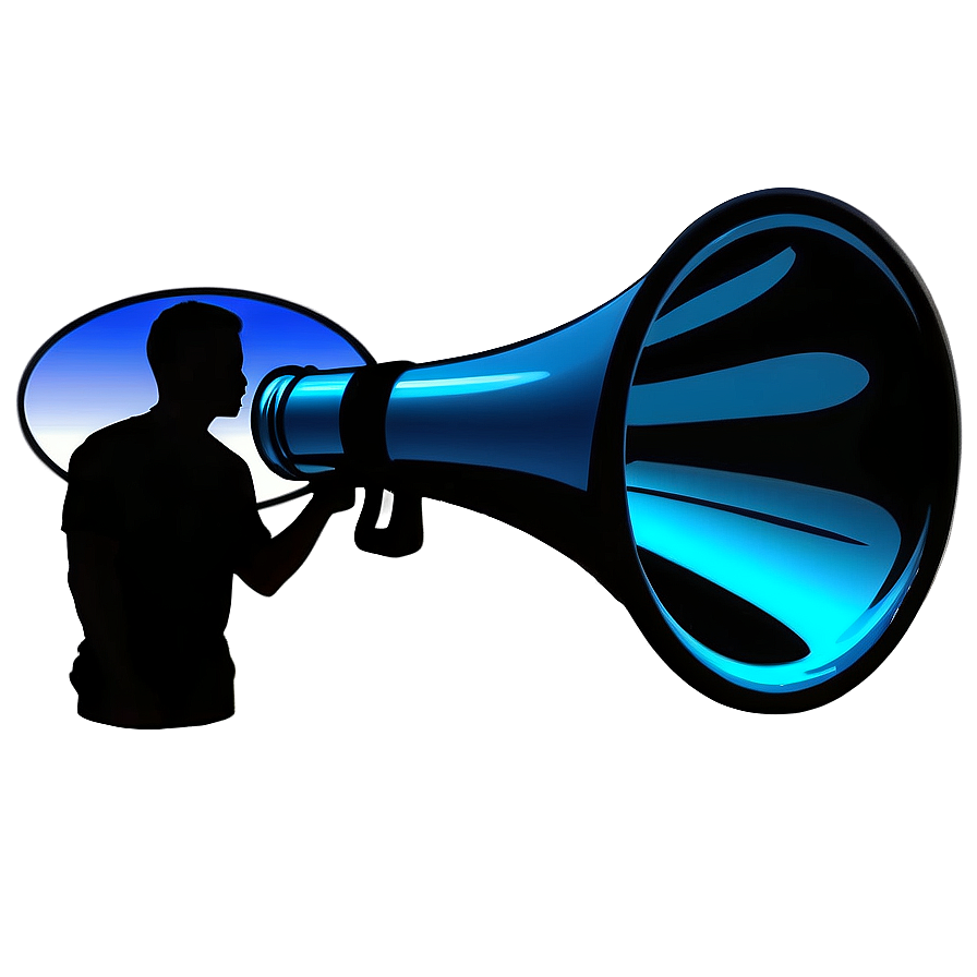 Megaphone Silhouette Png 70