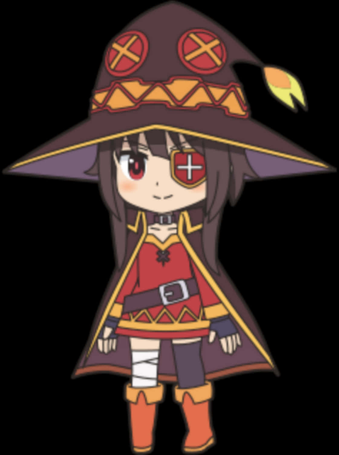 Megumin Anime Character Illustration