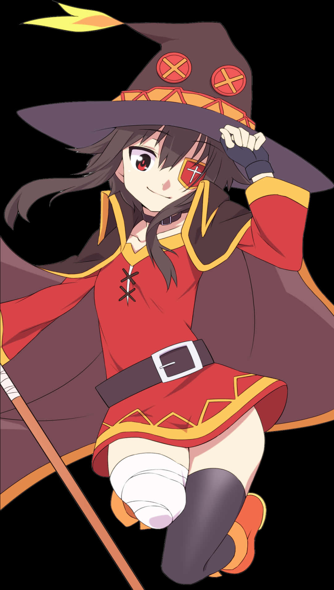 Megumin Anime Character Pose