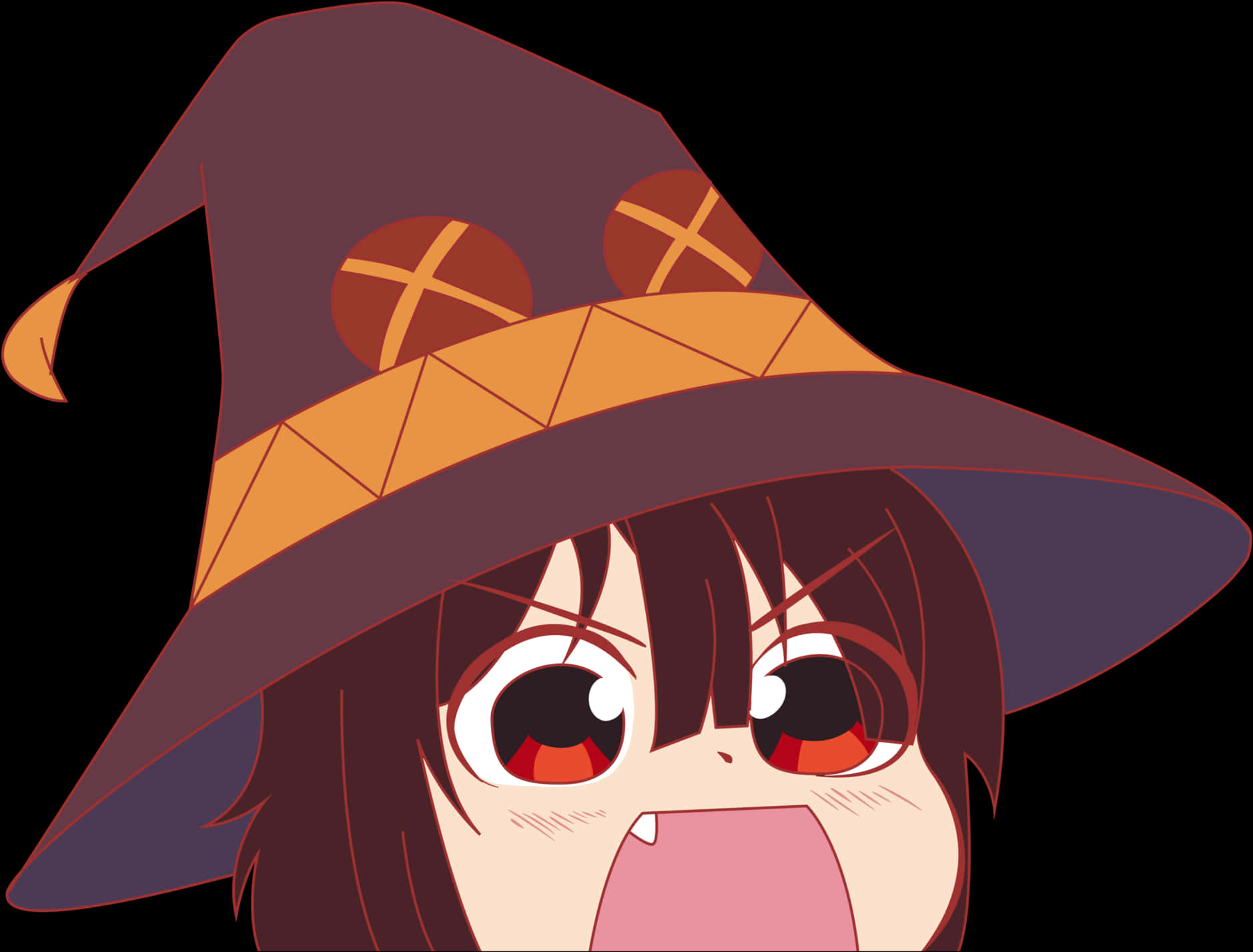 Megumin Anime Character Shouting