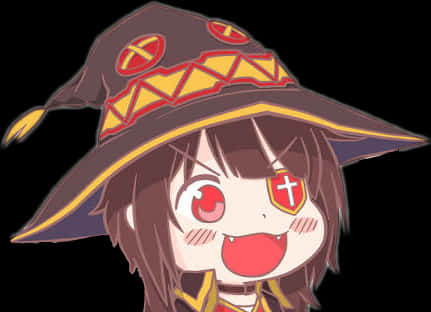 Megumin Anime Character Smile