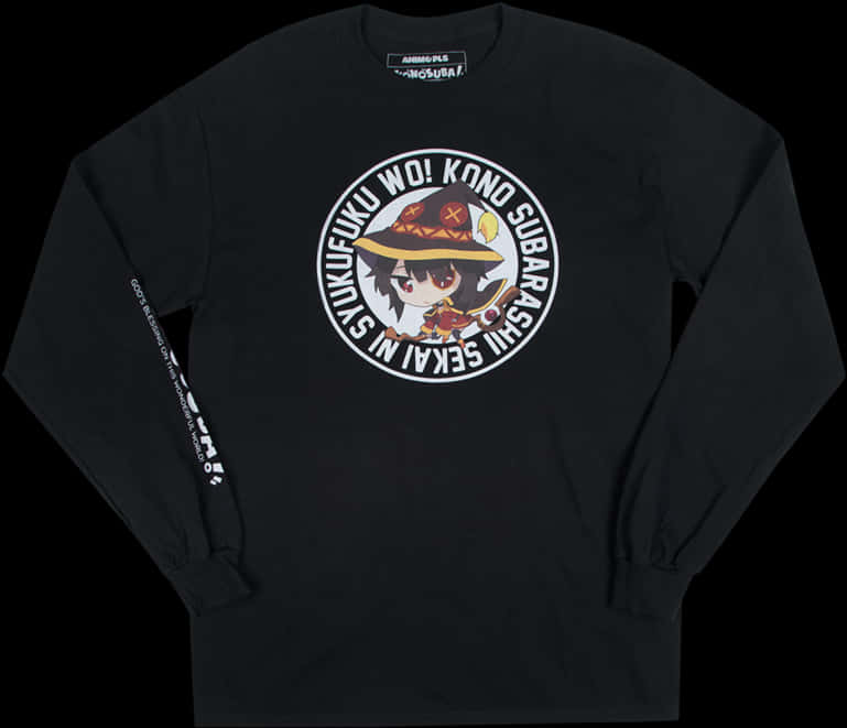 Megumin Konosuba Graphic Long Sleeve Shirt