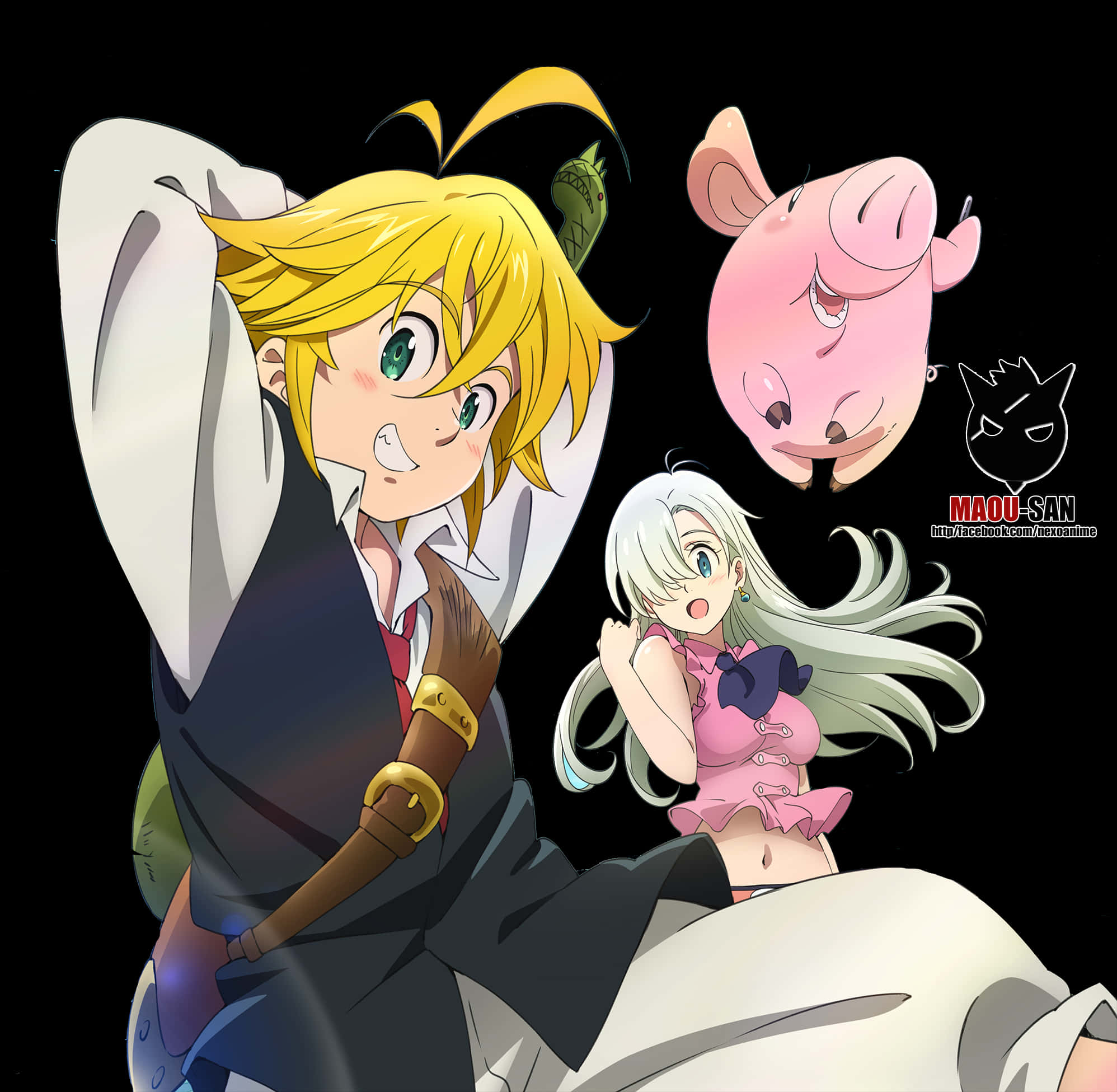 Meliodasand Friends_ Anime Characters