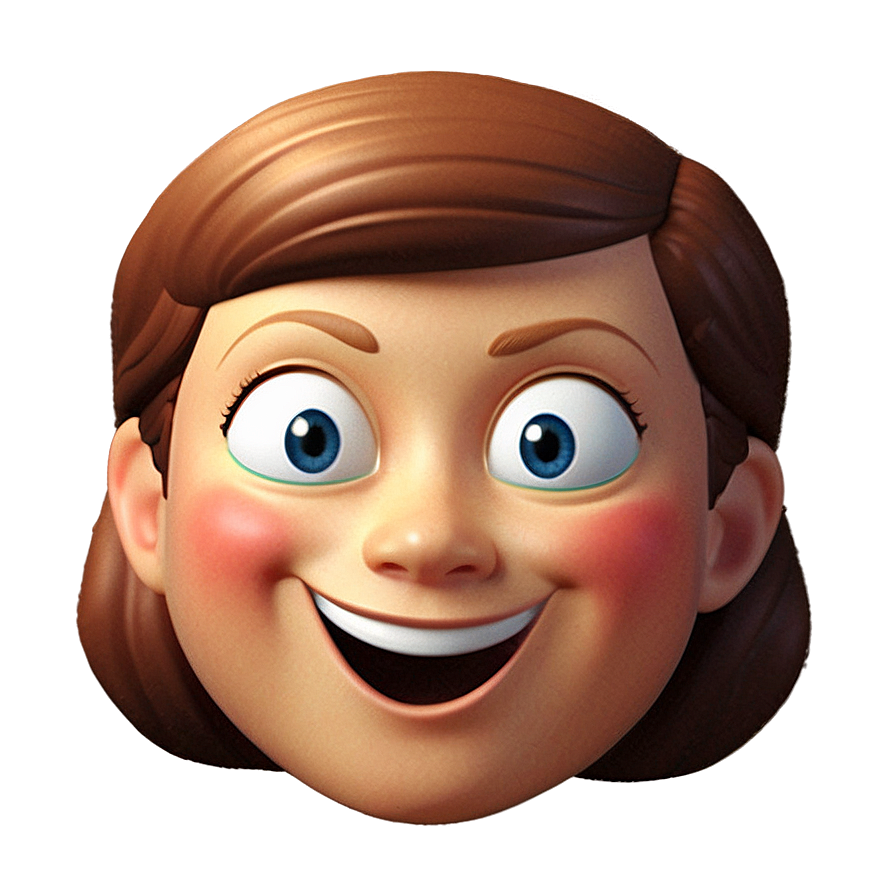 Memoji Smiling Face Png Hvl32