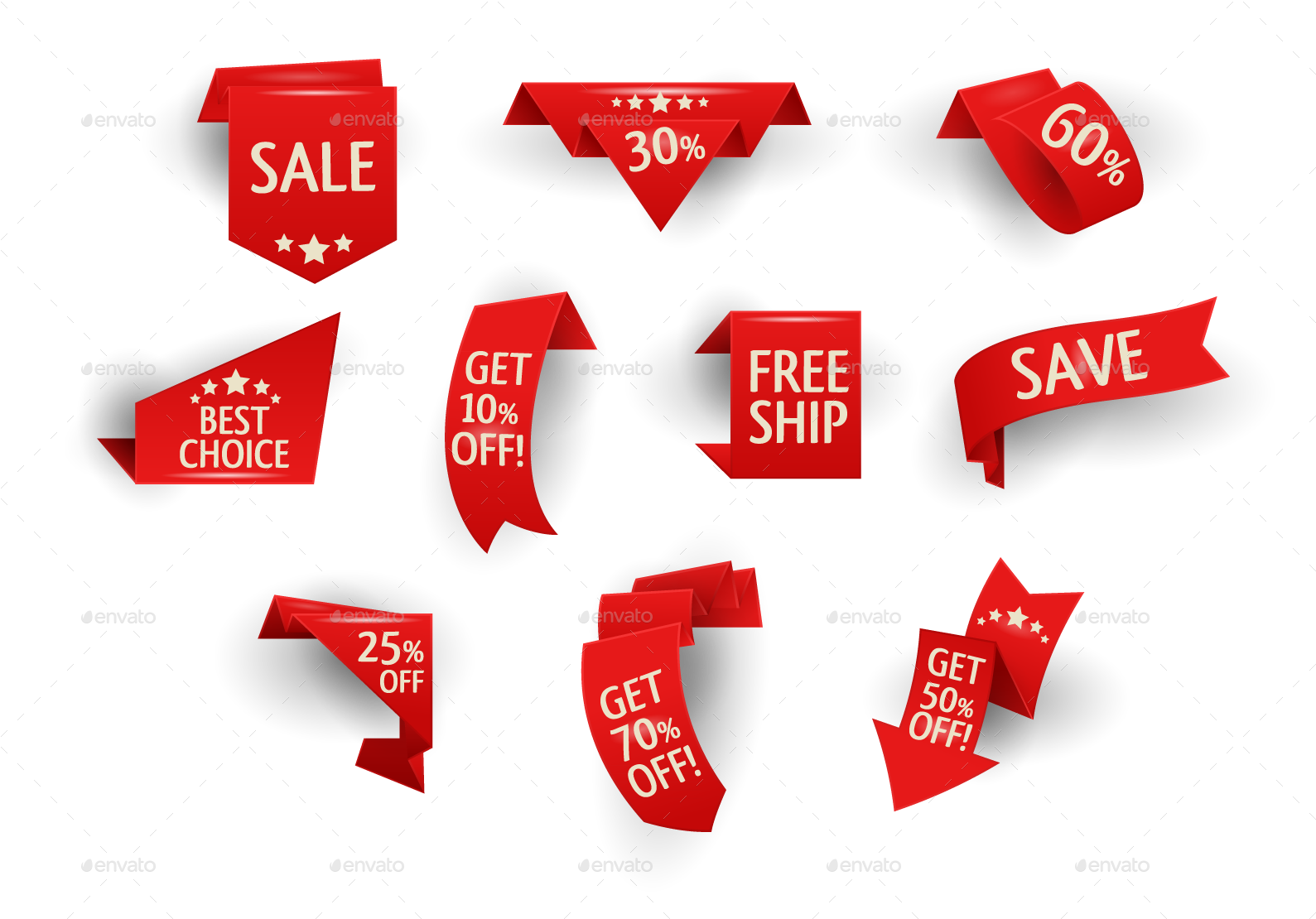 Memorial Day Sale Tags Collection