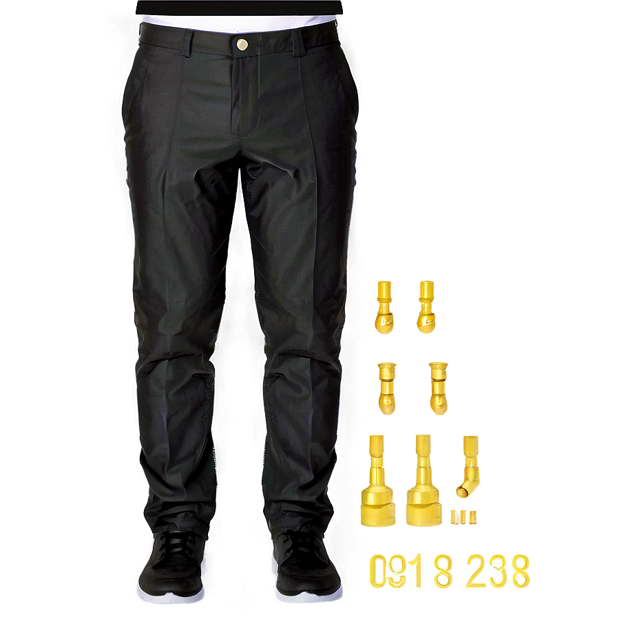 Men's Black Pants Png Xjf