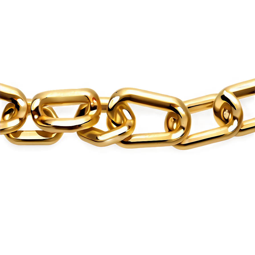 Men's Gold Chain Png 19