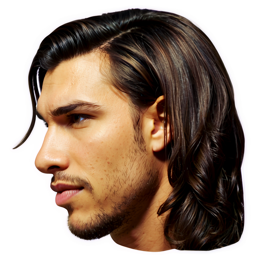 Men's Hair Clipart Png 06282024