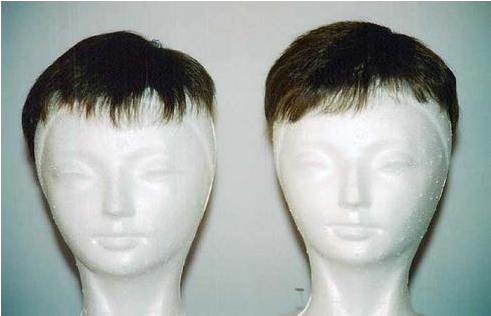 Men's Short Hairstyles On Mannequin Heads