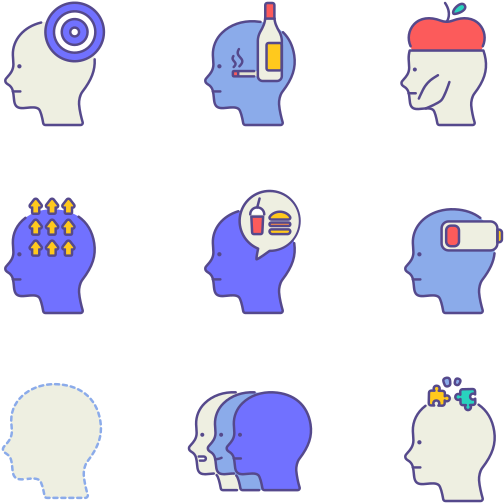 Mental_ Health_ Concepts_ Illustration_ Set