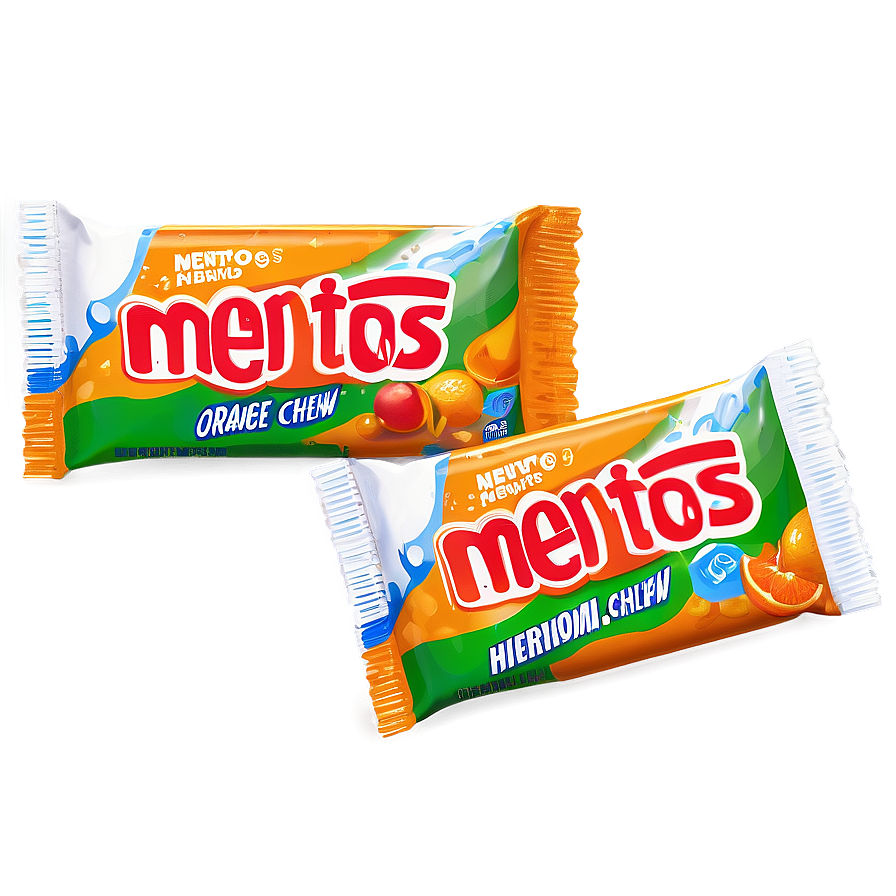 Mentos Orange Soda Chew Png 92