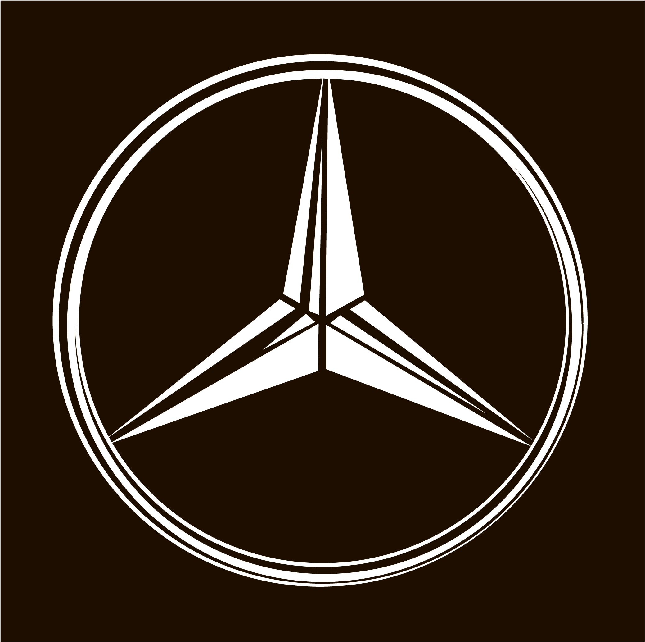 Mercedes Benz Logo Silhouette