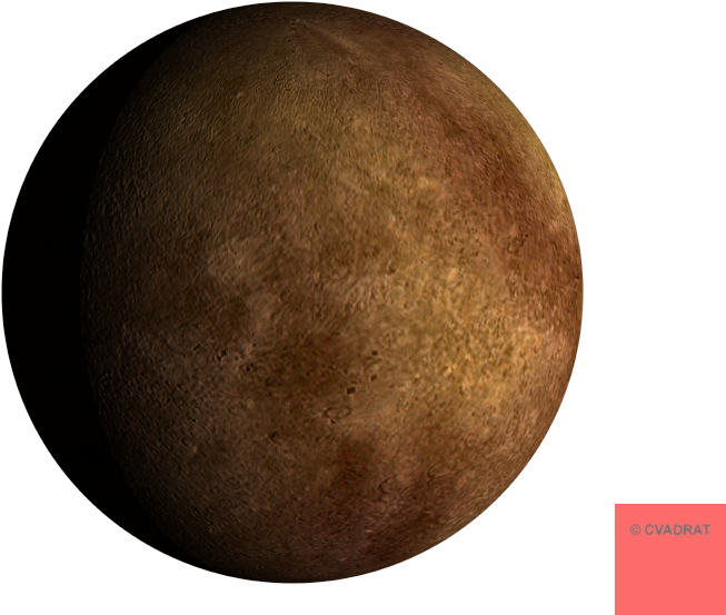 Mercury Planet Surface Texture