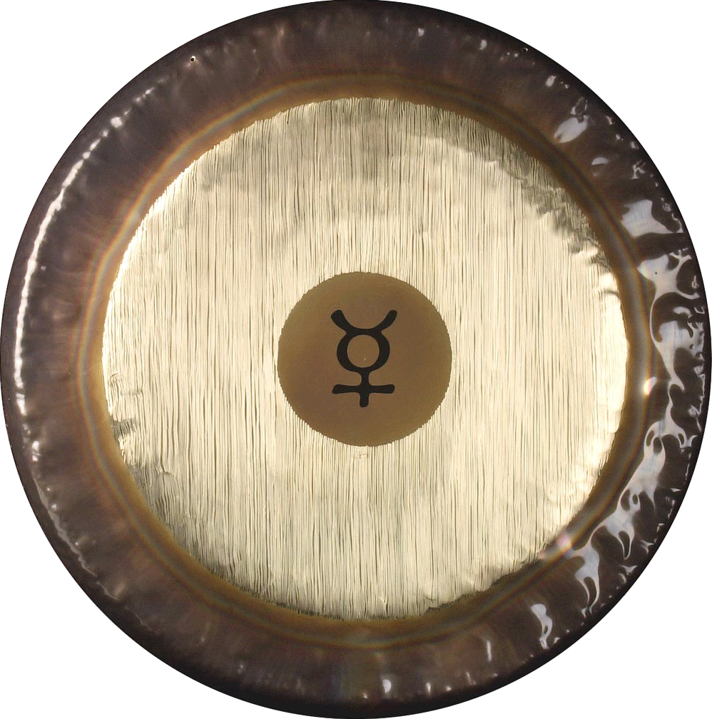 Mercury Symbol Golden Plate